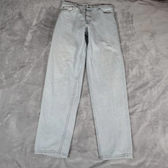Vintage Levis 550 Relaxed Tapered Leg Jeans Mens 36x36 (Fits 34x35) Flaws READ! - Picture 1 of 16